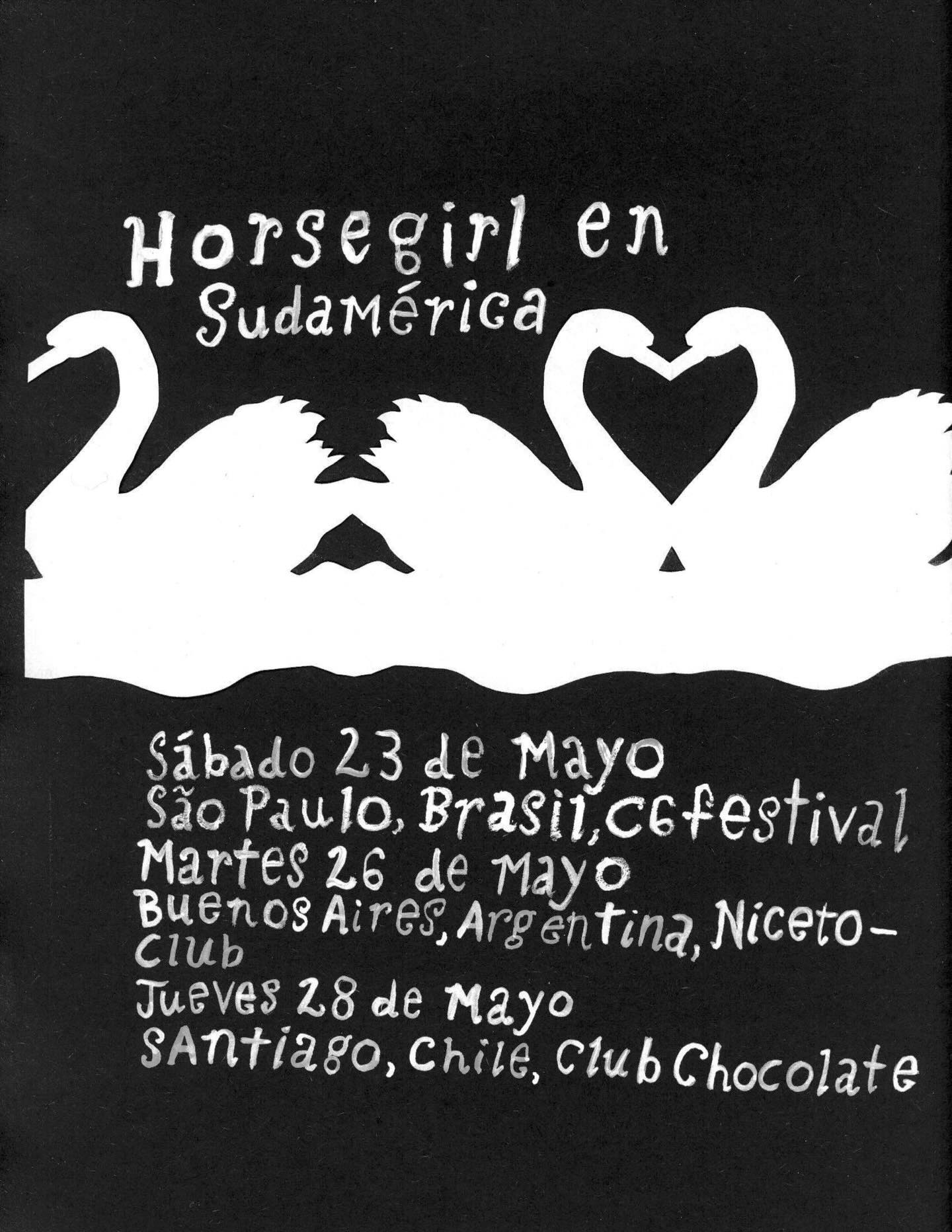 Horsegirl Tour Poster 2026
